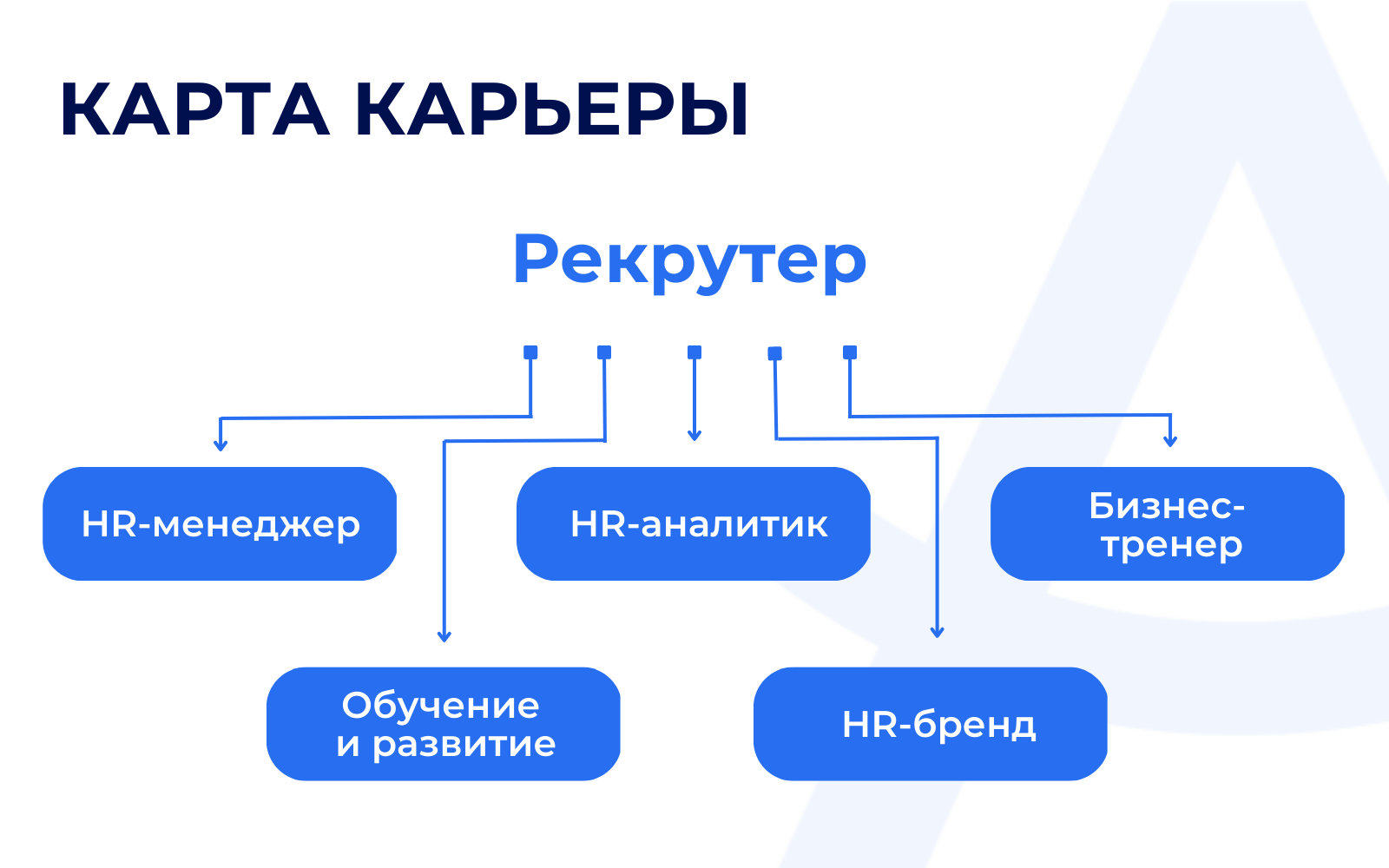 карта развития карьеры рекрутера